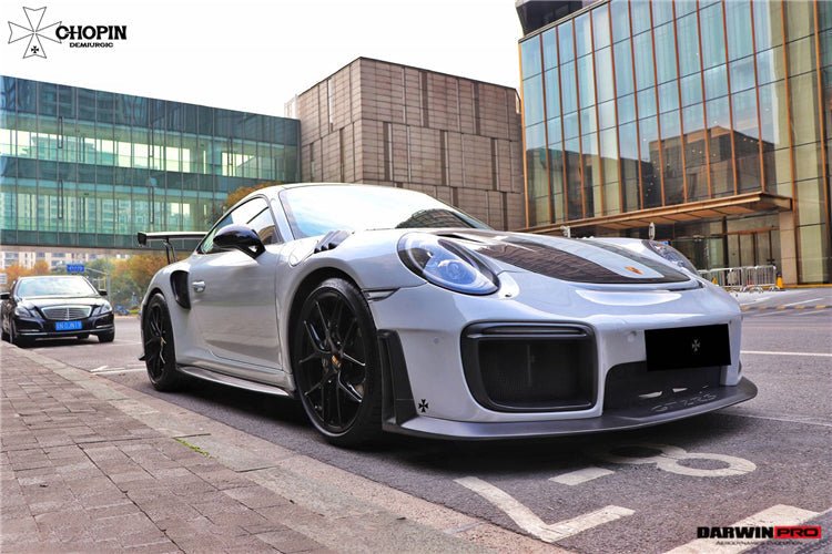 2016 - 2019 Porsche 911 991.2 Carrera &Targa 4 & 4S GT2RS Style Partial Carbon Fiber Front Bumper